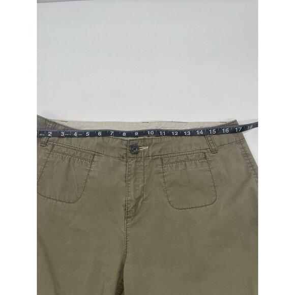 Banana Republic Pants Womens 10 Khakis Beige Stretch Cotton Utility Straight Leg - Picture 5 of 6